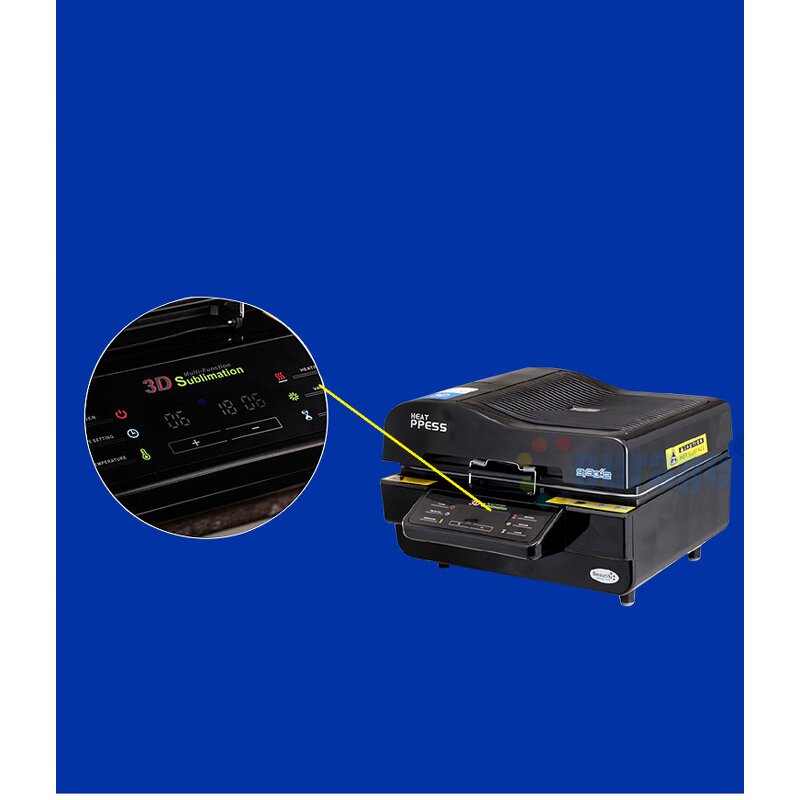 3D Heat Press Machine Factory - OEM/ODM Custom 3D Sublimation Vacuum Heat Press Machine for T-shirts