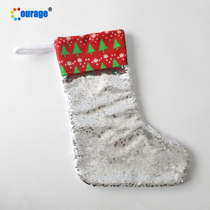 Sequin Christmas Stocking Factory - OEM/ODM Custom Wholesale Sublimation Christmas Stocking