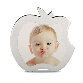 Photo Frame Manufacturer - OEM/ODM Custom Fruit Shape Funny Apple Shaped MDF Photo Frame