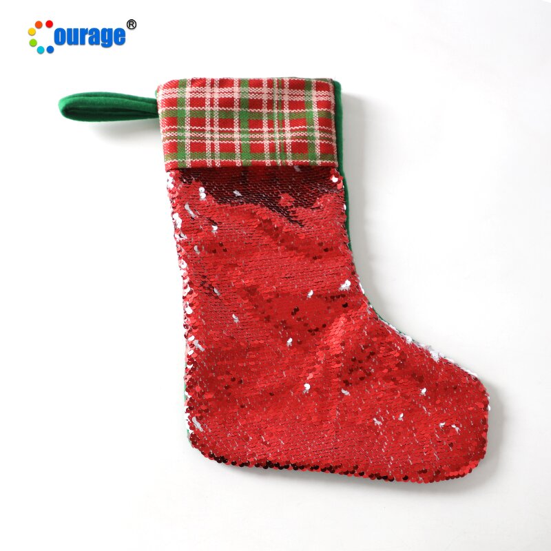 Sequin Christmas Stocking Factory - OEM/ODM Custom Wholesale Sublimation Christmas Stocking