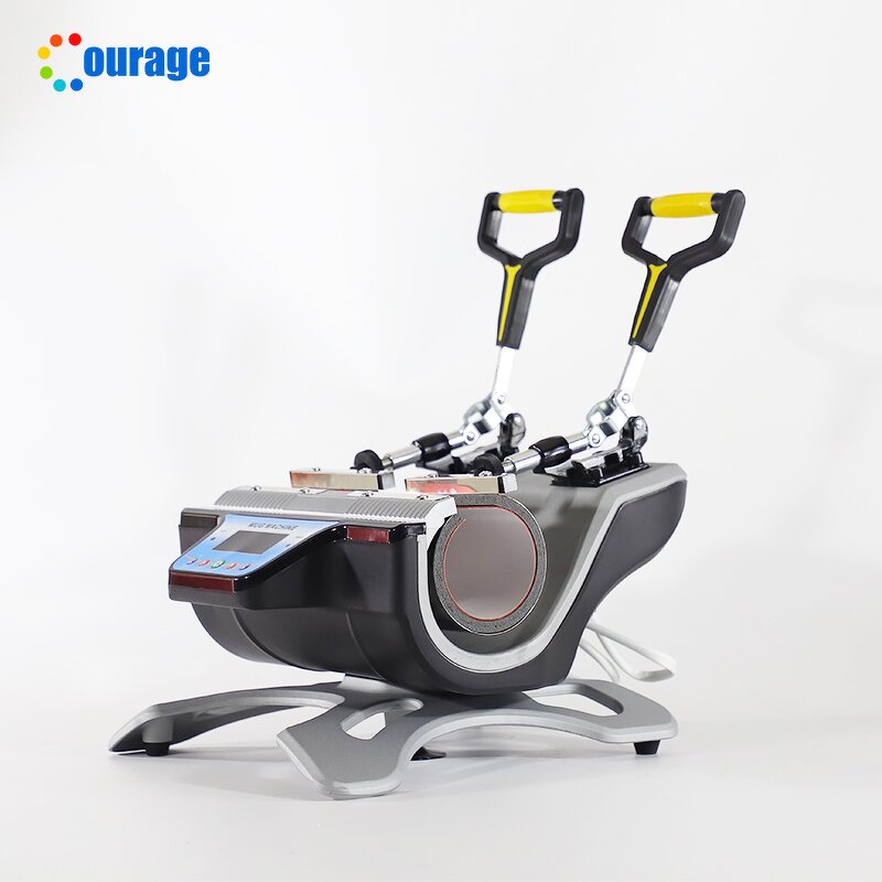 Heat Press Machine Factory - OEM/ODM Custom High Quality Double Station Mug Heat Press Transfer Machine