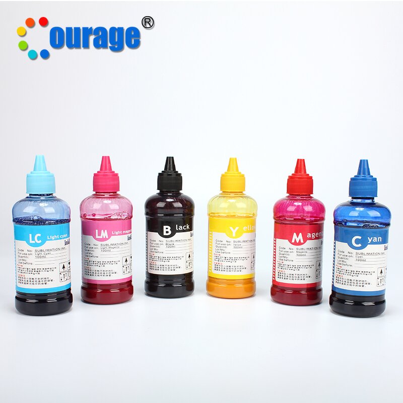 Sublimation Ink Manufacturer - OEM/ODM Custom Korean High Quality T-shirt Mug Heat Transfer Ink 6 Color