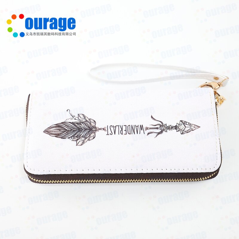 Sublimation Wallet Factory - OEM/ODM Custom Printing Zipper Long Sublimation Wallet Blank