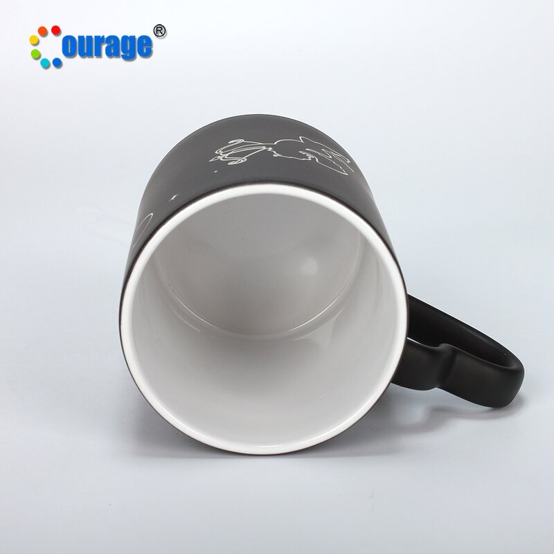 Magic Cup Manufacturer - OEM/ODM Custom Heart Handle Heat Sensitive Color Changing Sublimation Magic Mug