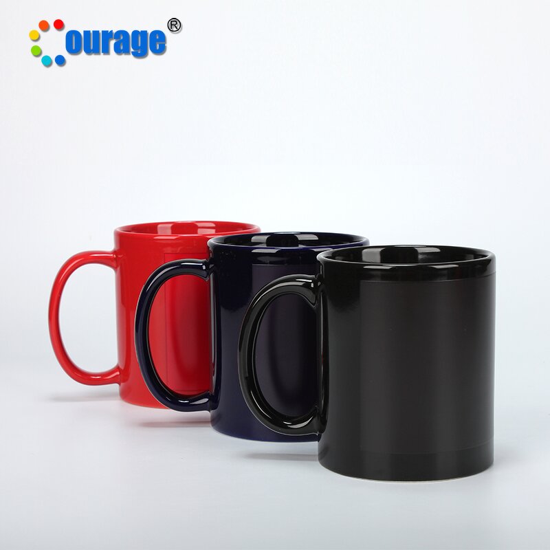 Ceramic Mug Factory - OEM/ODM Custom 11oz Colorful Ceramic Sublimation Color Changing Mug