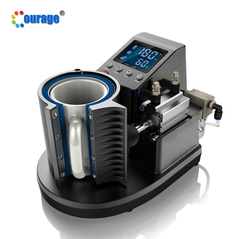 Heat Press Machine Manufacturer - OEM/ODM Custom ST-110 Automatic Pneumatic Mug Sublimation Press Machine