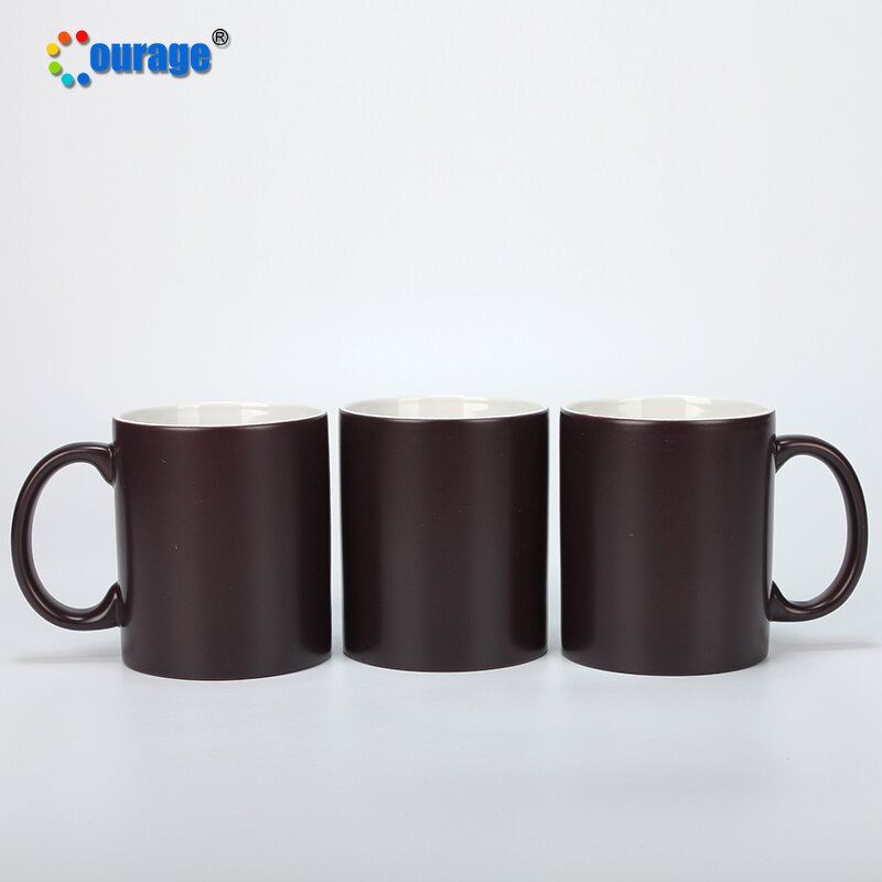 Magic Coffee Mug Manufacturer - OEM/ODM Custom Courage 11oz Heat Sensitive Color Changing Sublimation Mug