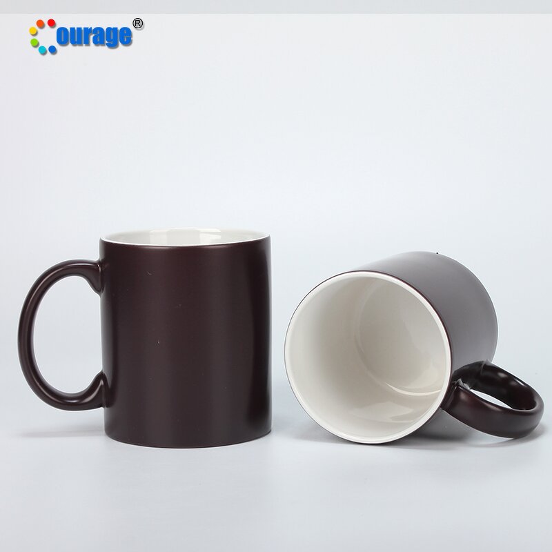 Magic Coffee Mug Manufacturer - OEM/ODM Custom Courage 11oz Heat Sensitive Color Changing Sublimation Mug
