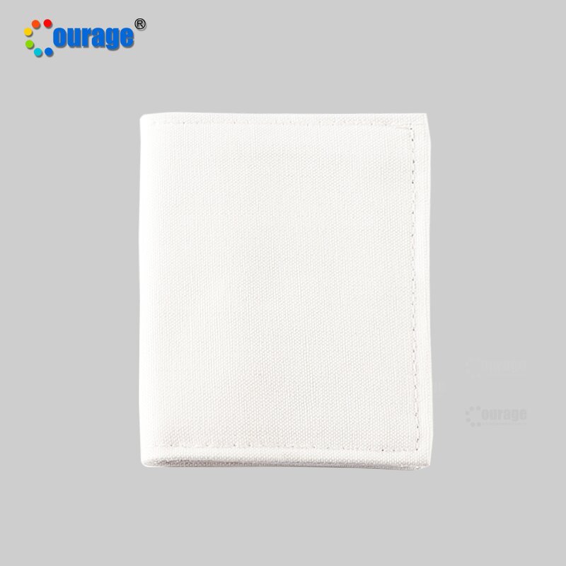 Canvas Wallet Manufacturer - OEM/ODM Custom Environmental Foldable Sublimation Canvas Wallet Blank