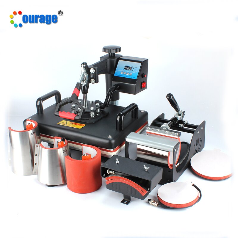 Heat Press Machine Manufacturer - OEM/ODM Custom Cheap 8 in 1 Combo Heat Press Sublimation Machine