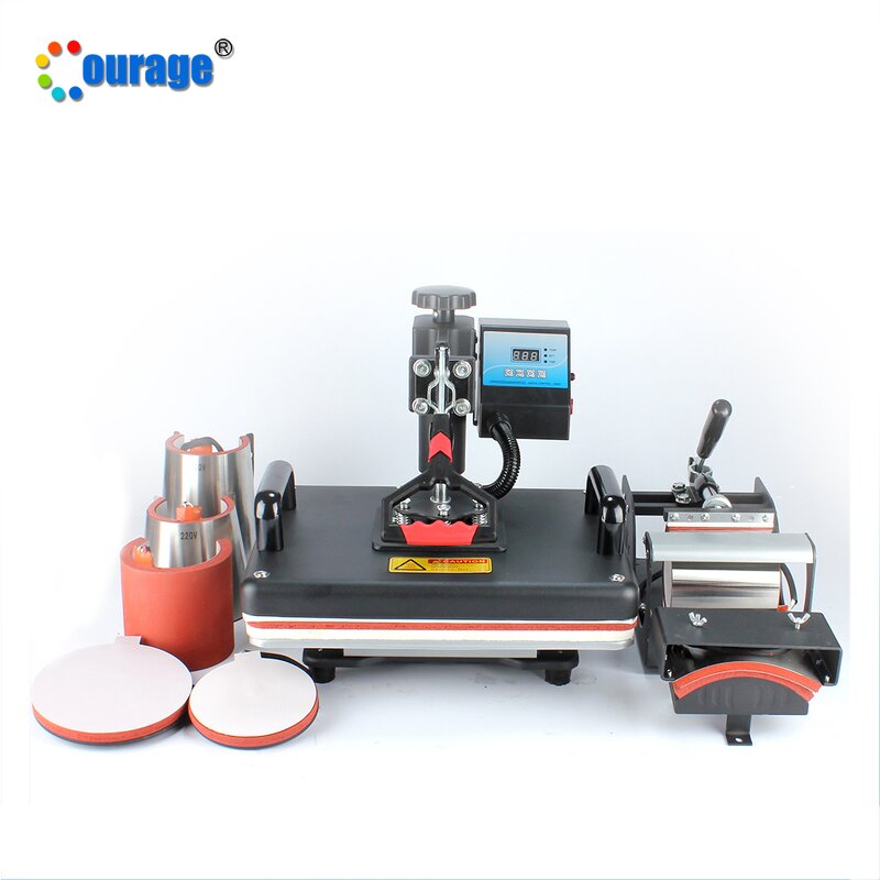 Heat Press Machine Manufacturer - OEM/ODM Custom Cheap 8 in 1 Combo Heat Press Sublimation Machine