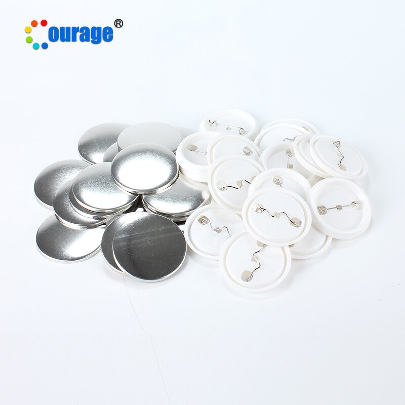 Button Badge Blank Manufacturer - OEM/ODM Custom Different Sizes Sublimation Printing Pin Button Badge