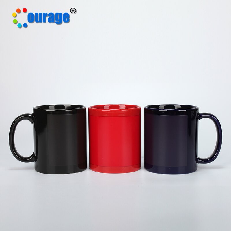 Ceramic Mug Factory - OEM/ODM Custom 11oz Colorful Ceramic Sublimation Color Changing Mug