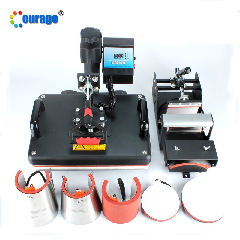 Heat Press Machine Manufacturer - OEM/ODM Custom Cheap 8 in 1 Combo Heat Press Sublimation Machine