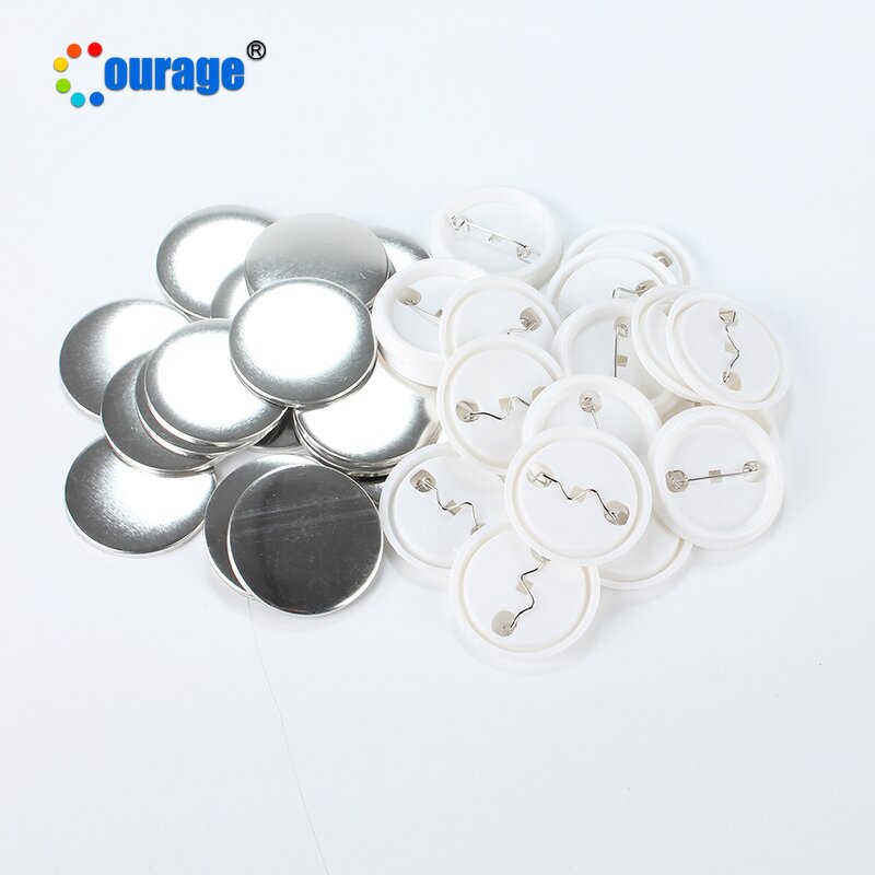 Button Badge Blank Manufacturer - OEM/ODM Custom Different Sizes Sublimation Printing Pin Button Badge