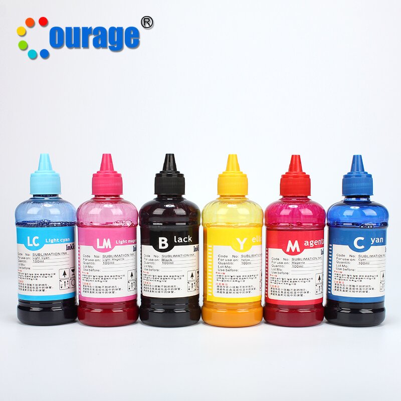 Sublimation Ink Manufacturer - OEM/ODM Custom Korean High Quality T-shirt Mug Heat Transfer Ink 6 Color