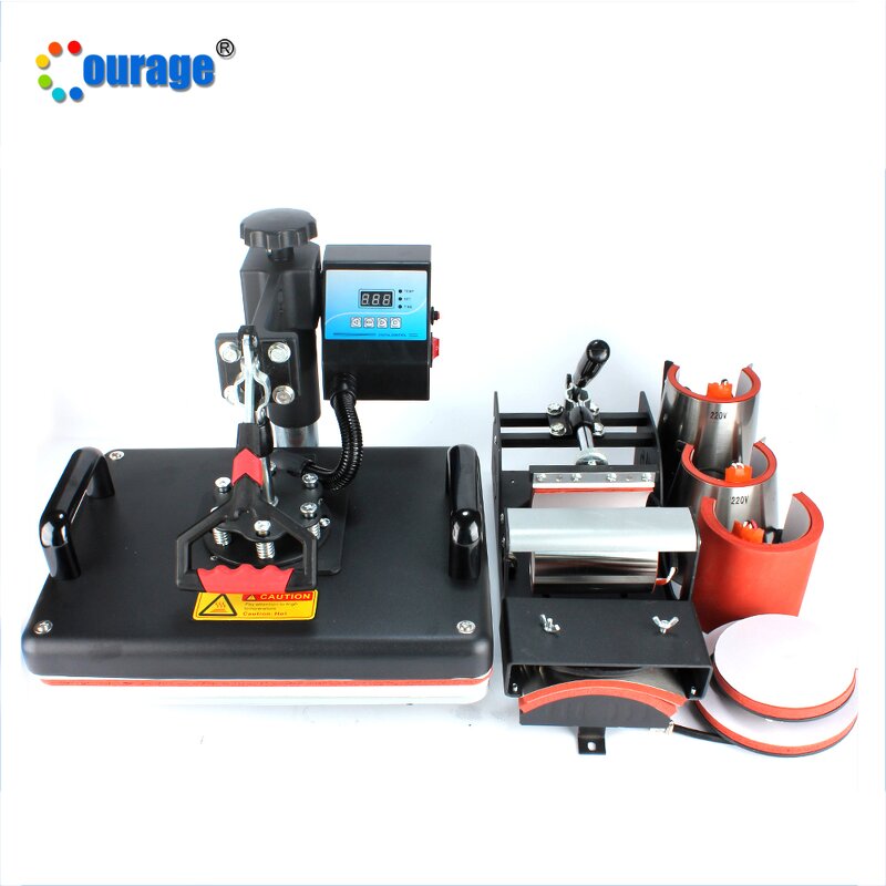 Heat Press Machine Manufacturer - OEM/ODM Custom Cheap 8 in 1 Combo Heat Press Sublimation Machine
