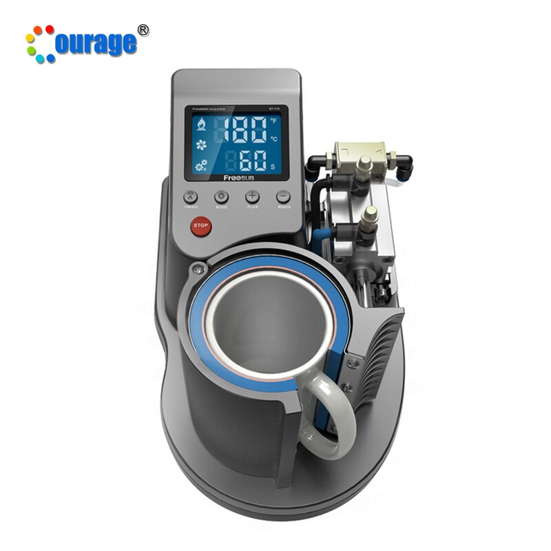 Heat Press Machine Manufacturer - OEM/ODM Custom ST-110 Automatic Pneumatic Mug Sublimation Press Machine