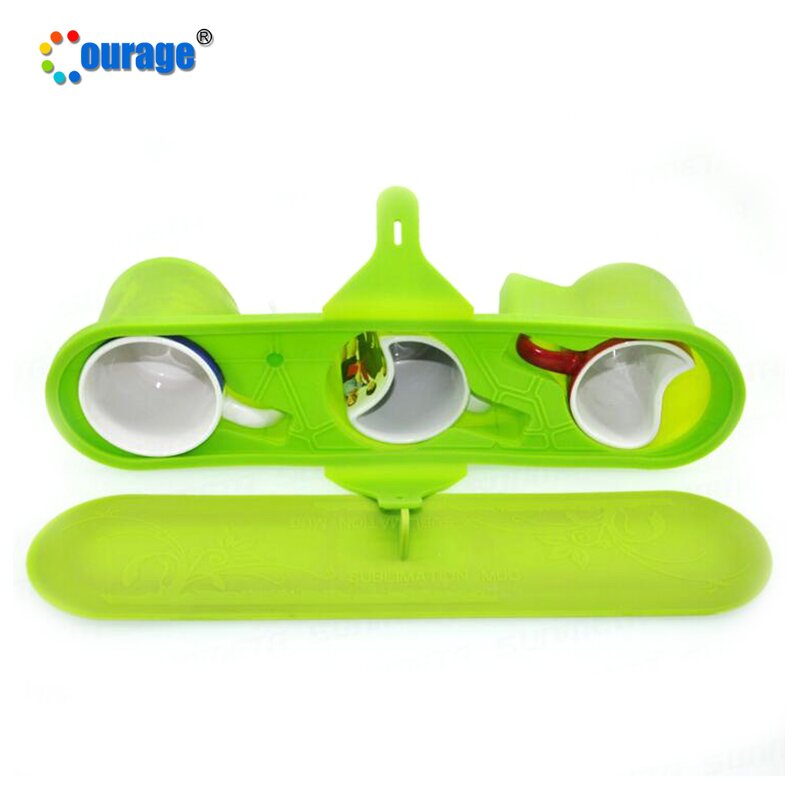 Silicone Cup Clamp Manufacturer - OEM/ODM Custom 6oz/9oz/11oz Silicone Mug Clamp for 3D Sublimation