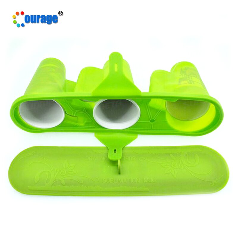 Silicone Clamp Factory - OEM/ODM Custom Conic Mug Silicone Clamp Heat Wrap for 3D Sublimation