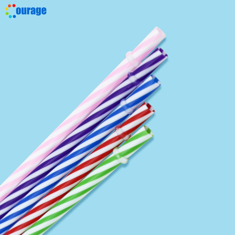 Reusable Straw Factory - OEM/ODM Custom Wholesale PP Hard Plastic Reusable Straw 19cm Glass