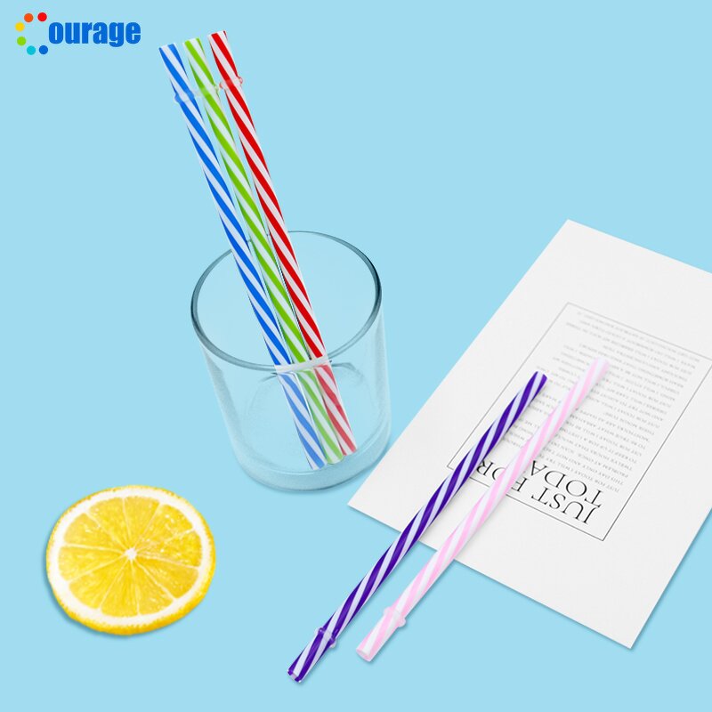 Reusable Straw Factory - OEM/ODM Custom Wholesale PP Hard Plastic Reusable Straw 19cm Glass