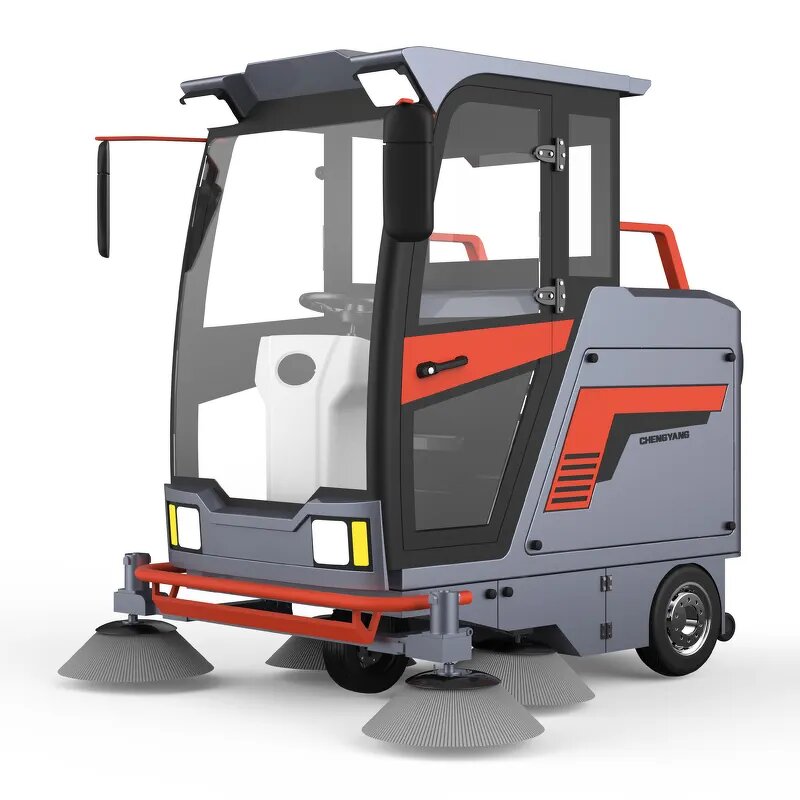 Electric Street Sweeper Manufacturer - OEM/ODM Custom M1900 Electric Street Road Floor Sweeper Automatic Durable Motor