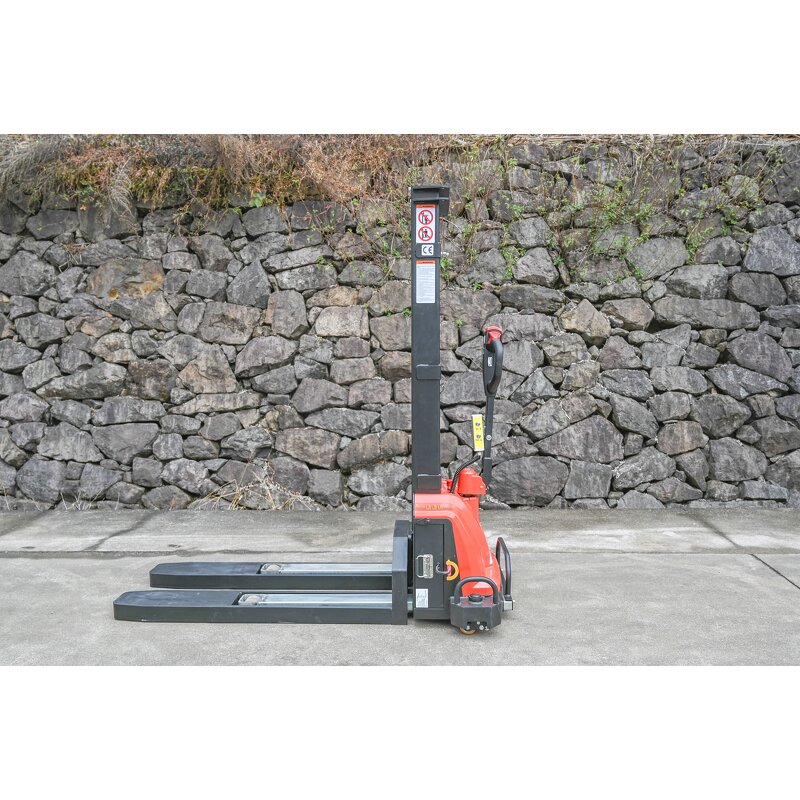 Electric Stacker Factory - OEM/ODM Custom 1300KG 1500KG Self Loading Portable Forklift Electric Stacker