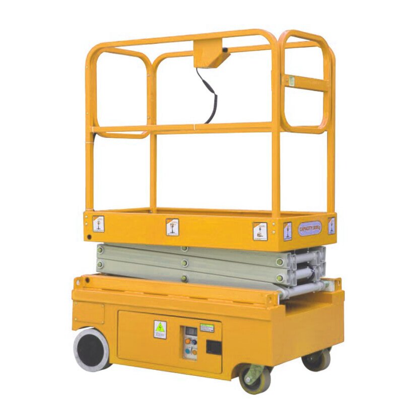 Self Propelled Scissor Lift Factory - OEM/ODM Custom 300kg 3m 3.9m Mini Self Propelled Scissor Work Platform Lifts