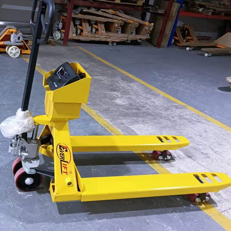 Manual Pallet Truck Factory - OEM/ODM Custom HPT-25S Wholesale Manual Pallet Truck Hand Pallet Jack with Scale