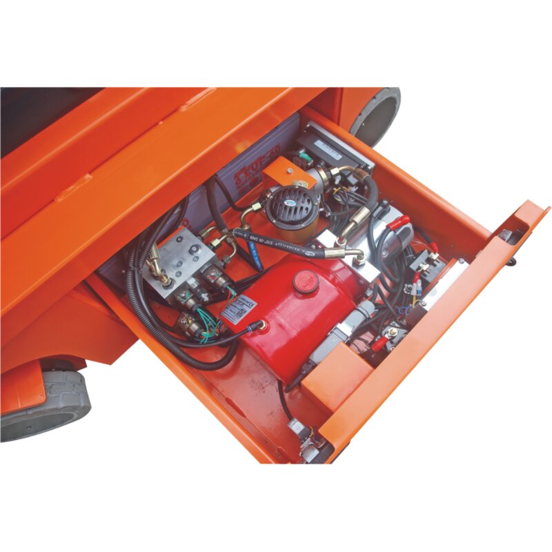 Self Propelled Scissor Lift Factory - OEM/ODM Custom FSJY1214 Self Propelled Scissor Work Platform 300KG 12M 14M 16M