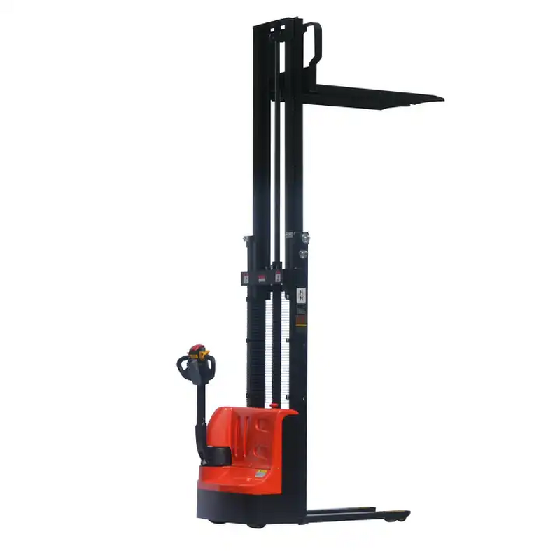 Electric Stacker Factory - OEM/ODM Custom 1.2Ton 1.5Ton Electric Stacker 3300lbs Straddle Legs Lithium CE