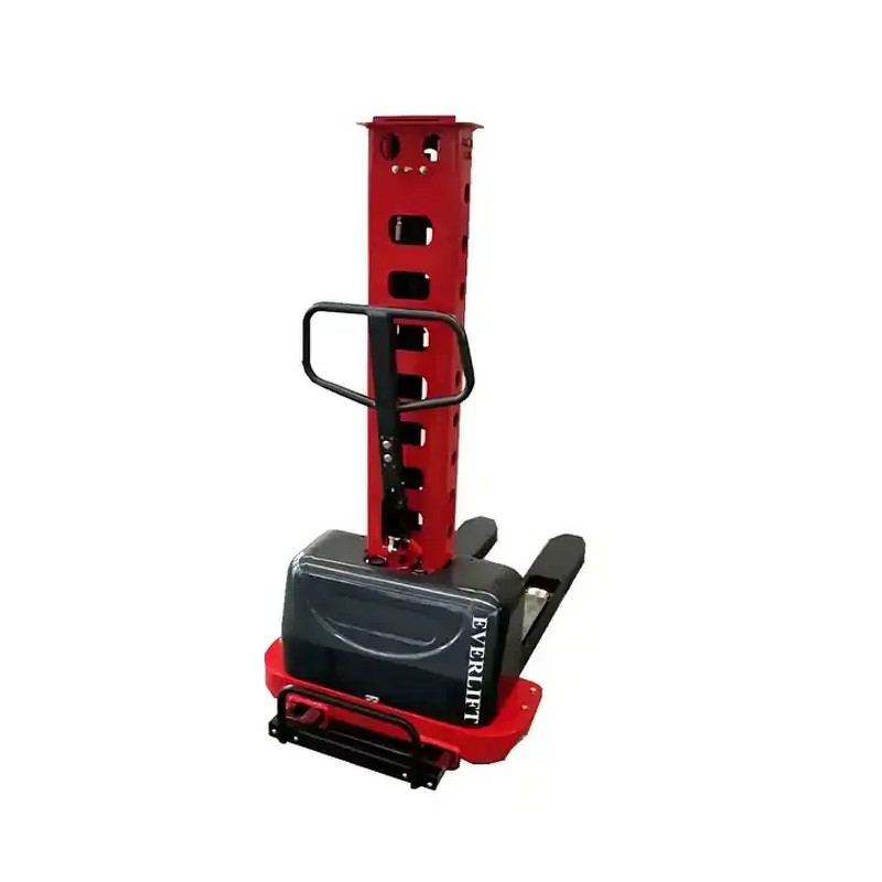 Self Loading Stacker Manufacturer - OEM/ODM Custom Semi Electric Self Loading Stacker 500kg Pallet Lifter
