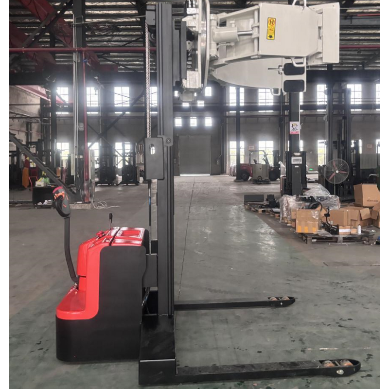 Electric Stacker Manufacturer - OEM/ODM Custom Non Standard Electric Stacker with Paper Roll Clamps Bigger Load Capacity