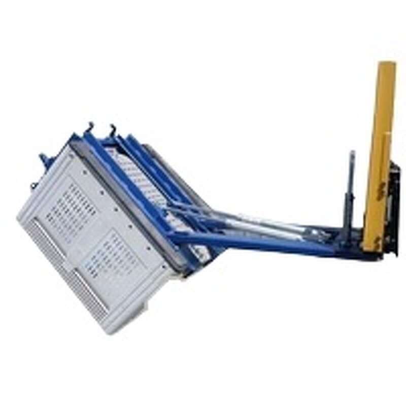 Forklift Bin Tipper Manufacturer - OEM/ODM Custom 1Ton Forklift Attachment Forklift Bin Tipper Fork Size 1100mm-1200mm