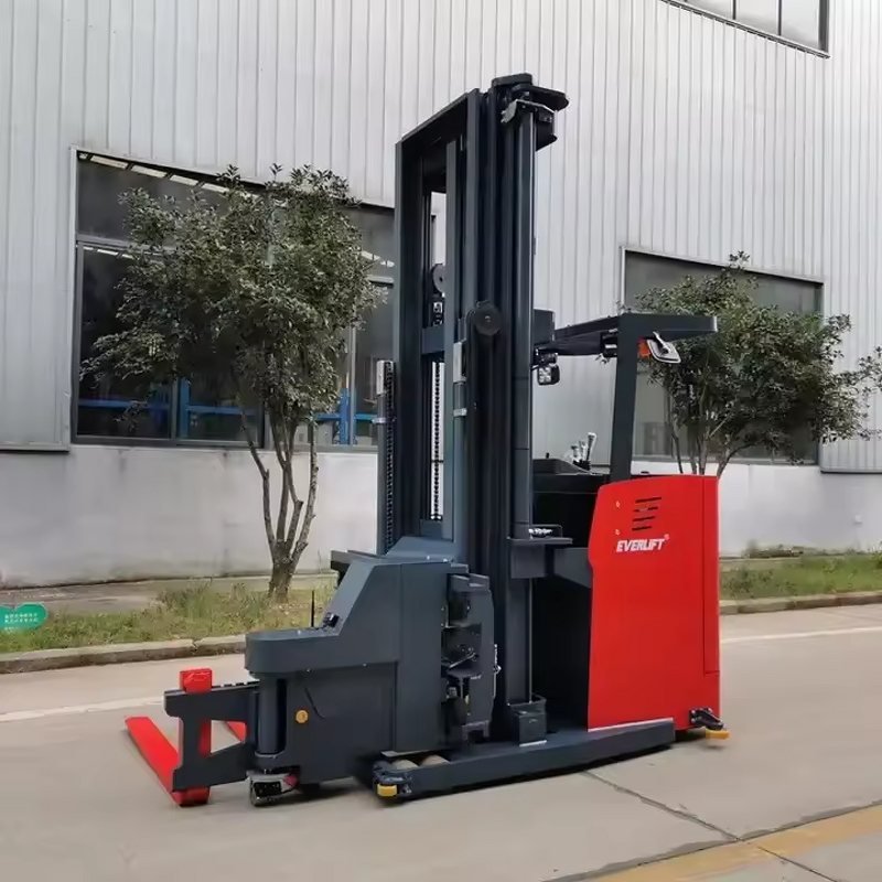 Electric Reach Truck Manufacturer - OEM/ODM Custom 1.5 Ton 3 Way Electric Reach Truck Side Shifter New Model