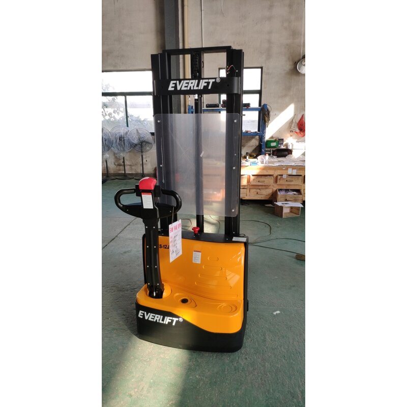 Electric Stacker Manufacturer - OEM/ODM Custom ELES12J ELES-15J 1.2T 1.5T Electric Stacker 3m 5m Lift