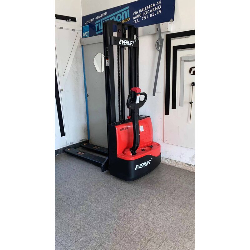 Electric Stacker Manufacturer - OEM/ODM Custom ELES12J ELES-15J 1.2T 1.5T Electric Stacker 3m 5m Lift