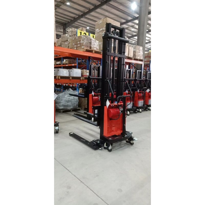 Semi Electric Pallet Stacker Factory - OEM/ODM Custom 1Ton 1.5 Ton 2 Ton Semi Electric Pallet Stacker 1.6m~3.5m