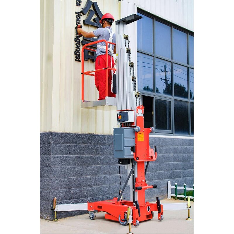 Semi Electric Scissor Lift Manufacturer - OEM/ODM Custom 150kgs Semi Electric Scissor Lift Platform Aluminum Electric
