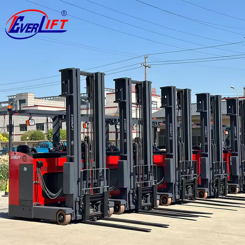 Electric Reach Truck Factory - OEM/ODM Custom 8 Meter Lift Height Electric Reach Truck Lithium Ion