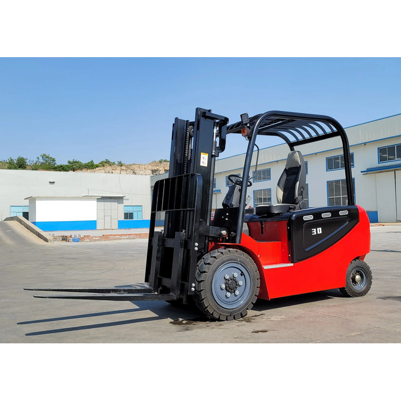 Electric Forklift Manufacturer - OEM/ODM Custom 3ton Battery Electric Forklift 4 Wheels Pneumatic Tires Option
