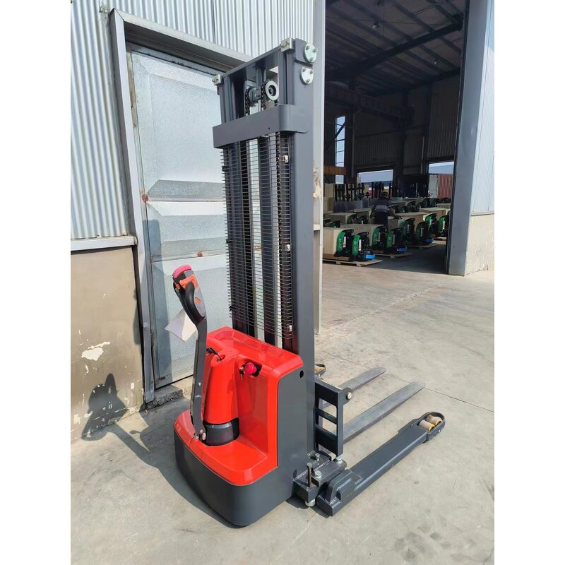 Electric Stacker Manufacturer - OEM/ODM Custom Electric Stacker 1200kg 1500kg 3m 5m 6m Straddle Legs
