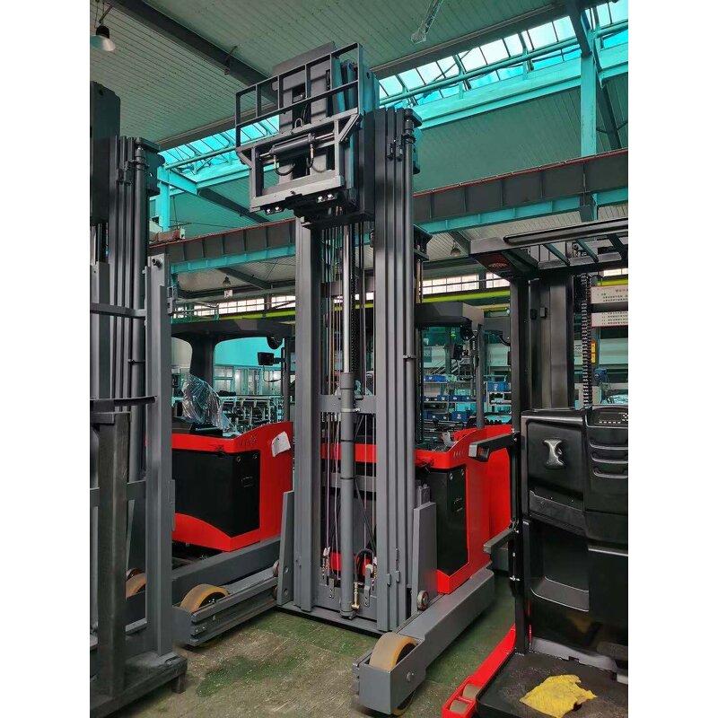 Warehouse Reach Truck Factory - OEM/ODM Custom 1500KG 2000KG Electric Deep Reach Truck Lift Height 8m 12m