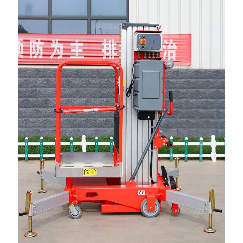 Semi Electric Scissor Lift Manufacturer - OEM/ODM Custom 150kgs Semi Electric Scissor Lift Platform Aluminum Electric