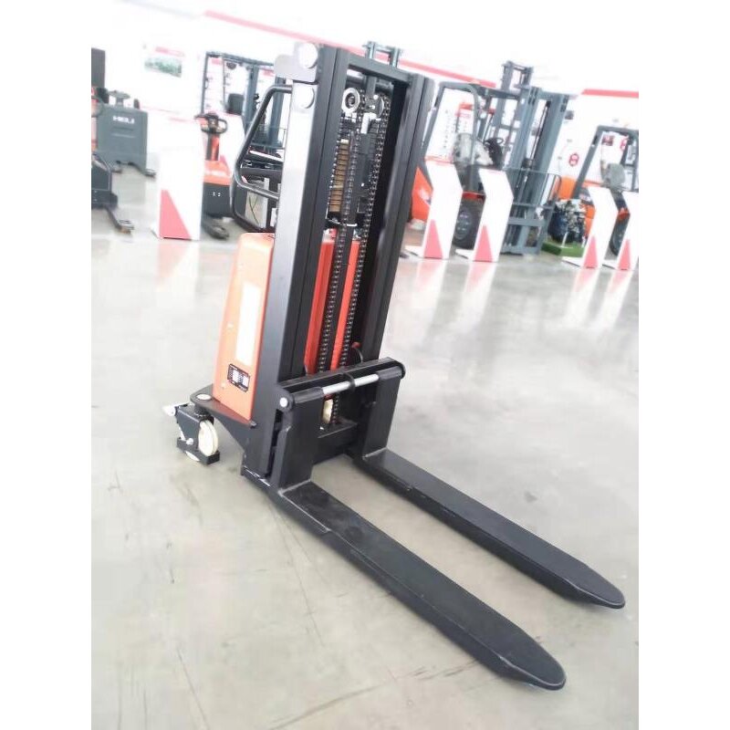 Semi Electric Pallet Stacker Factory - OEM/ODM Custom 1Ton 1.5 Ton 2 Ton Semi Electric Pallet Stacker 1.6m~3.5m