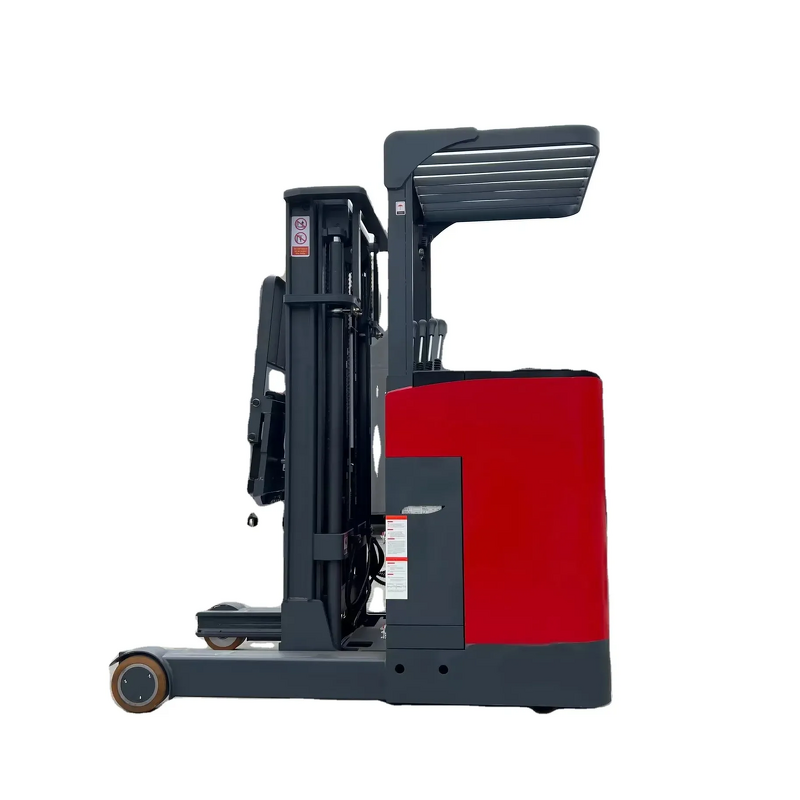 Electric Reach Truck Manufacturer - OEM/ODM Custom 2ton Stand on Reach Truck Forklift for Narrow Aisle