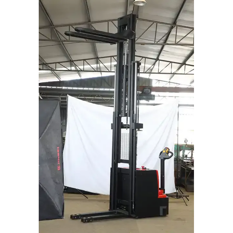 Walkie Stacker Factory - OEM/ODM Custom 1.5 Ton 2 Ton Walkie Stacker 1.6m-4m Straddle Legs Forklift