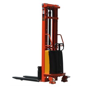 Semi Electric Stacker Manufacturer - OEM/ODM Custom 1.0Ton 1.5Ton 2.0Ton Semi Electric Pallet Stacker Walkie Handle