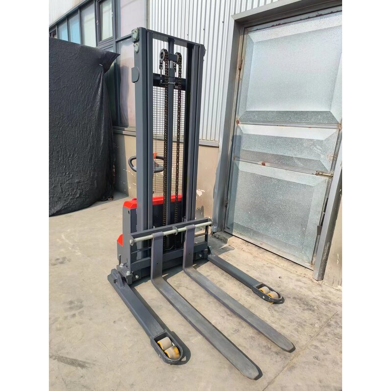 Electric Stacker Manufacturer - OEM/ODM Custom Electric Stacker 1200kg 1500kg 3m 5m 6m Straddle Legs